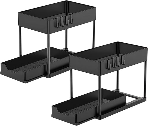 90L large under bed storage bag with clear window showing folded clothes inside, grey fabric organizer with reinforced handles